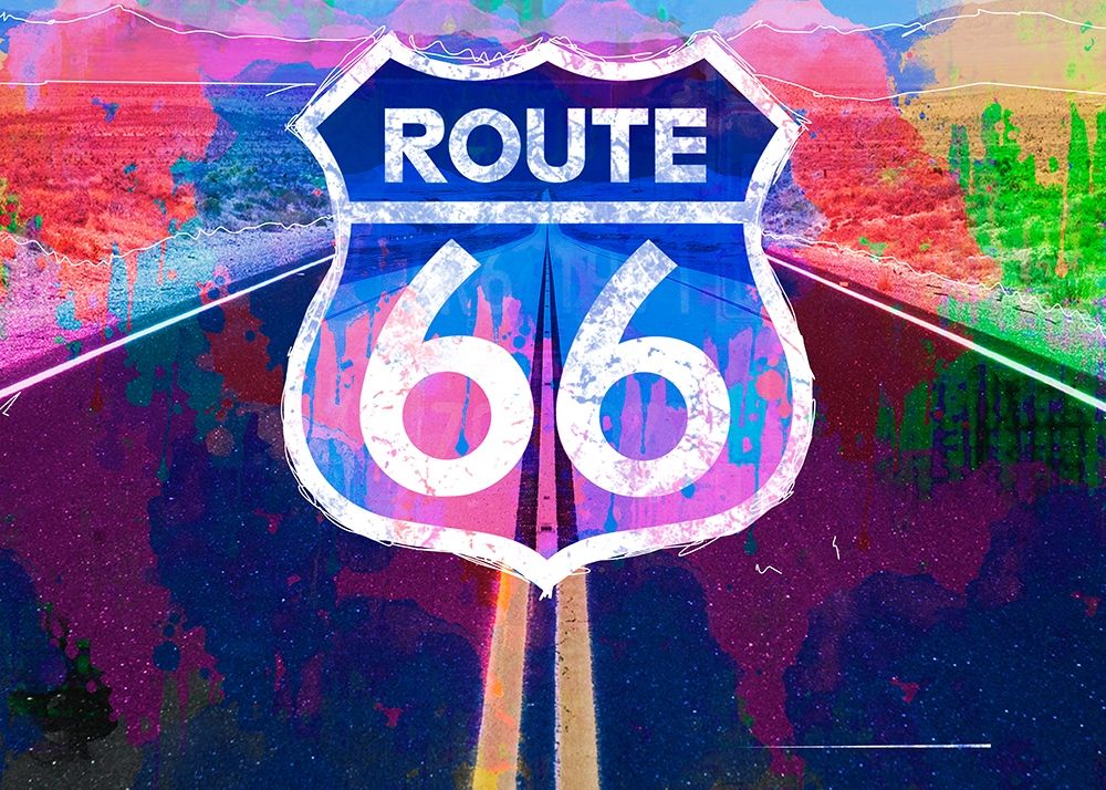Route 66 art print by Henk van Gog for $57.95 CAD