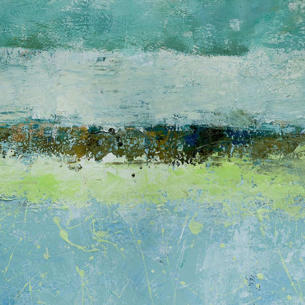 Green Horizon 4 art print by Renate Holzner for $57.95 CAD