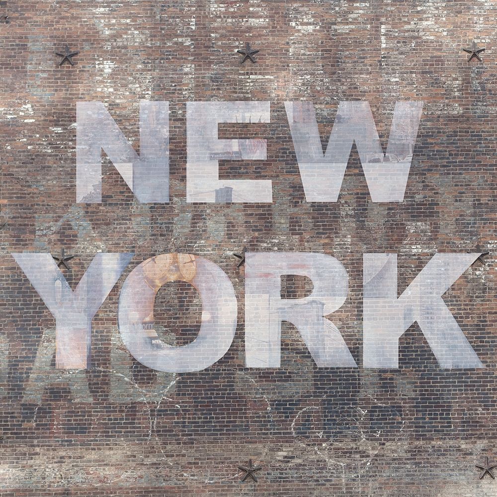 New York Collage 1 art print by Renate Holzner for $57.95 CAD