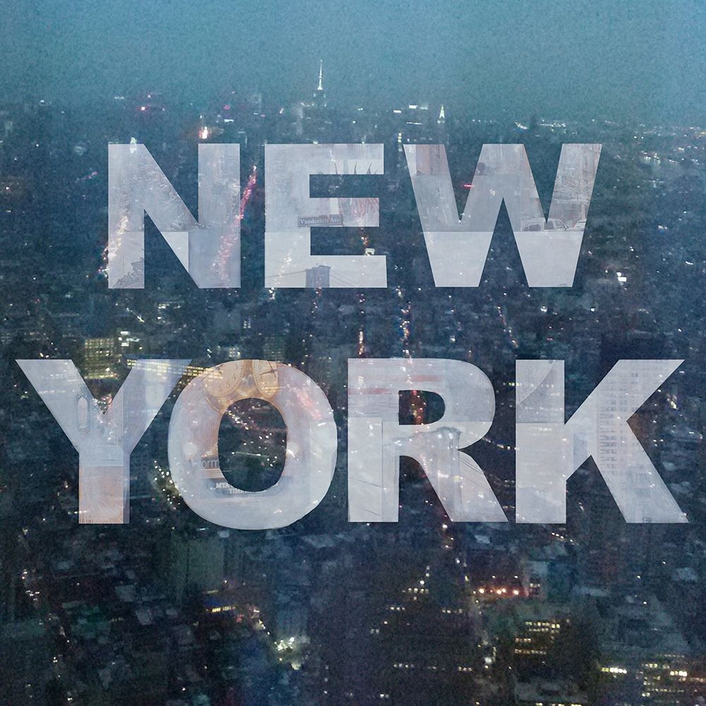 New York Collage 2 art print by Renate Holzner for $57.95 CAD