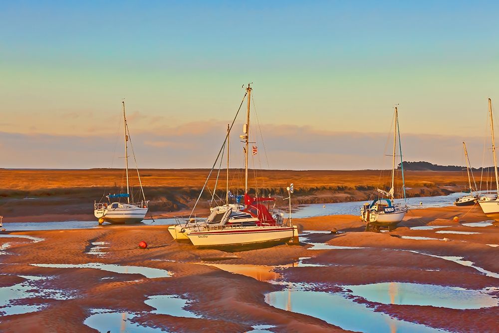 SUNSET BOAT I art print by George Fossey for $57.95 CAD