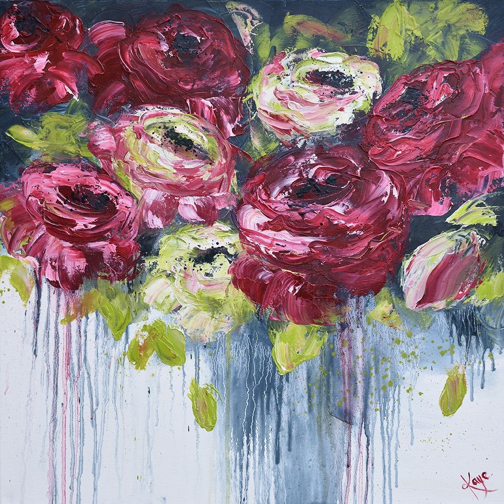 LUSH FLOWERS I art print by Kaye Lake for $57.95 CAD