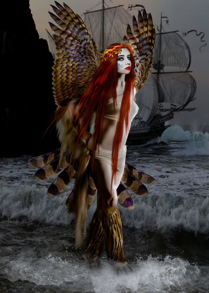 The Sirens art print by Babette for $57.95 CAD