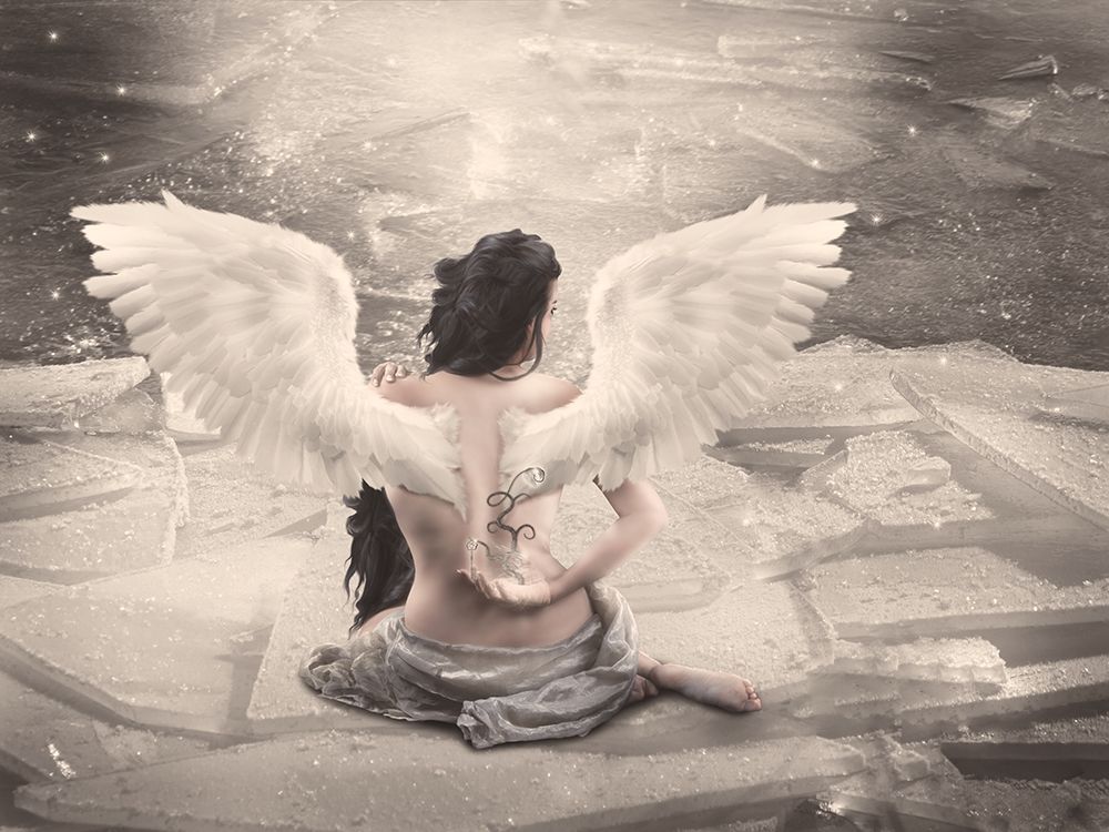 Angel Babette art print by Babette for $57.95 CAD
