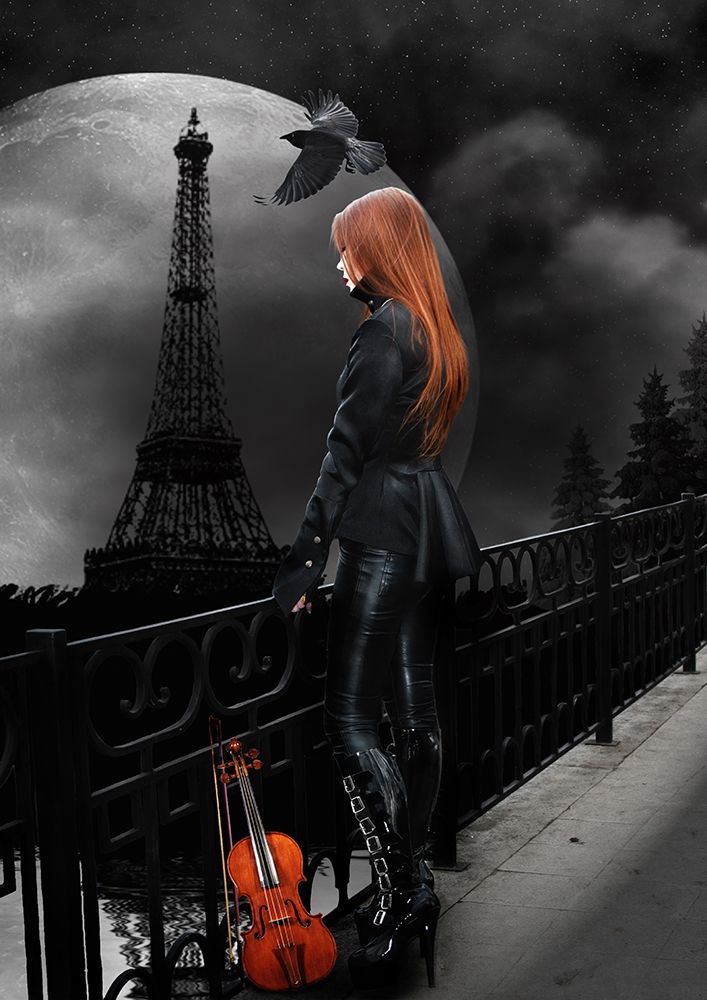 Lonely Paris art print by Babette for $57.95 CAD