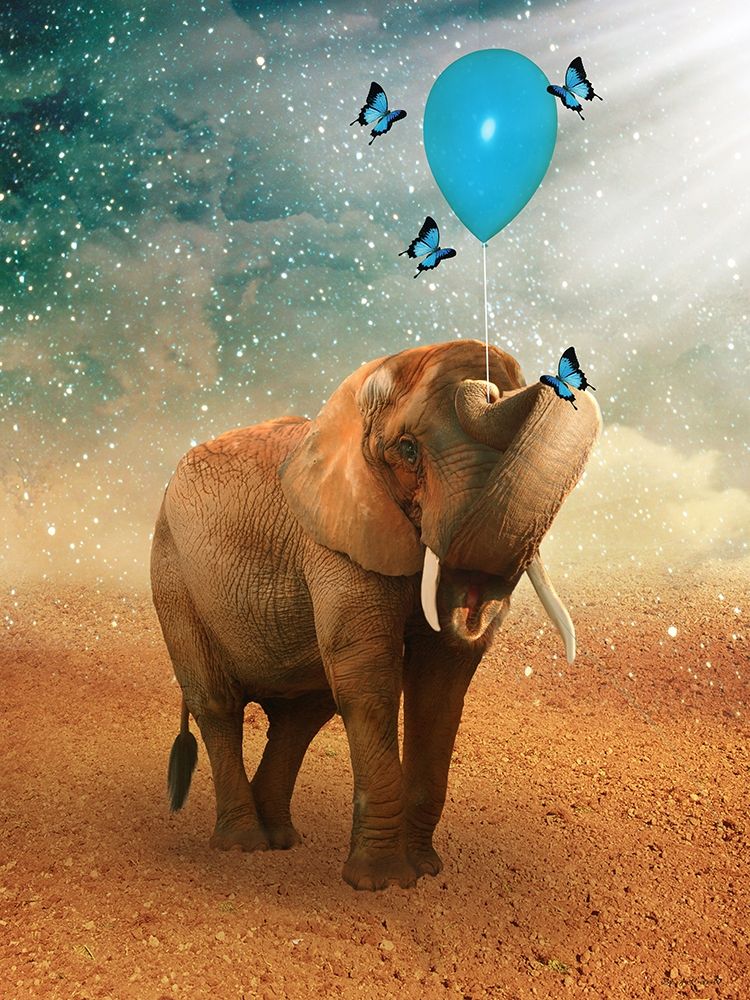 The Elephant Ricardo 4 art print by Babette for $57.95 CAD