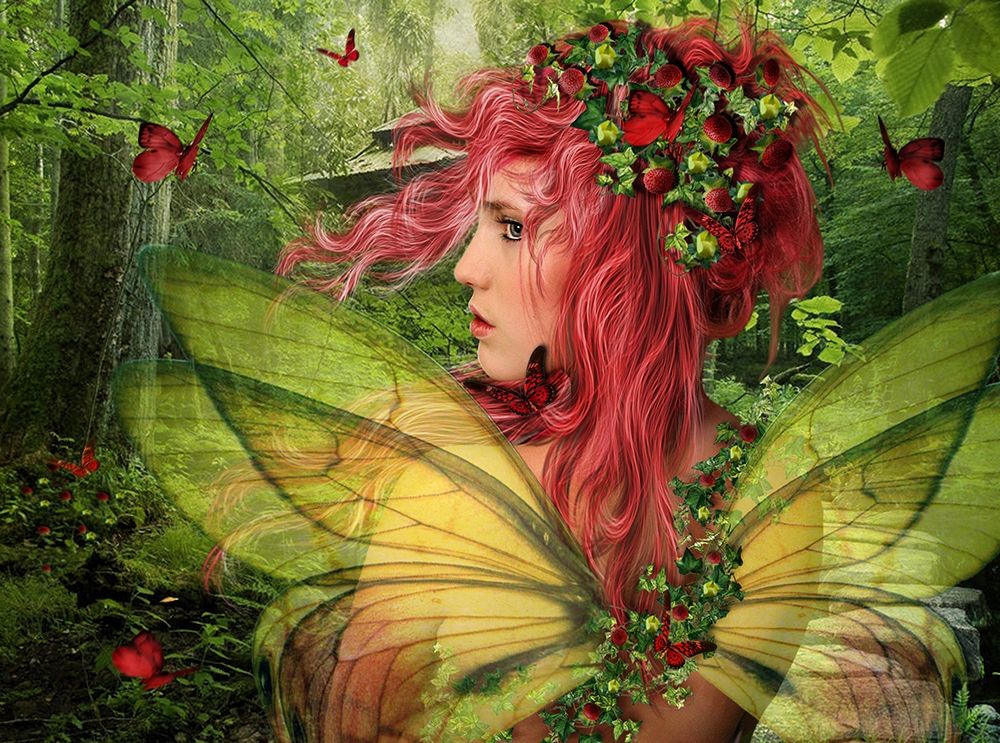 Wild Strawberry art print by Babette for $57.95 CAD