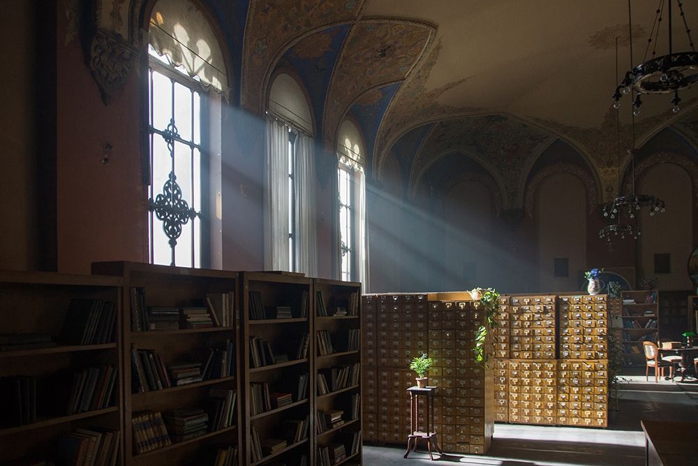 Library art print by Dick Carlier for $57.95 CAD