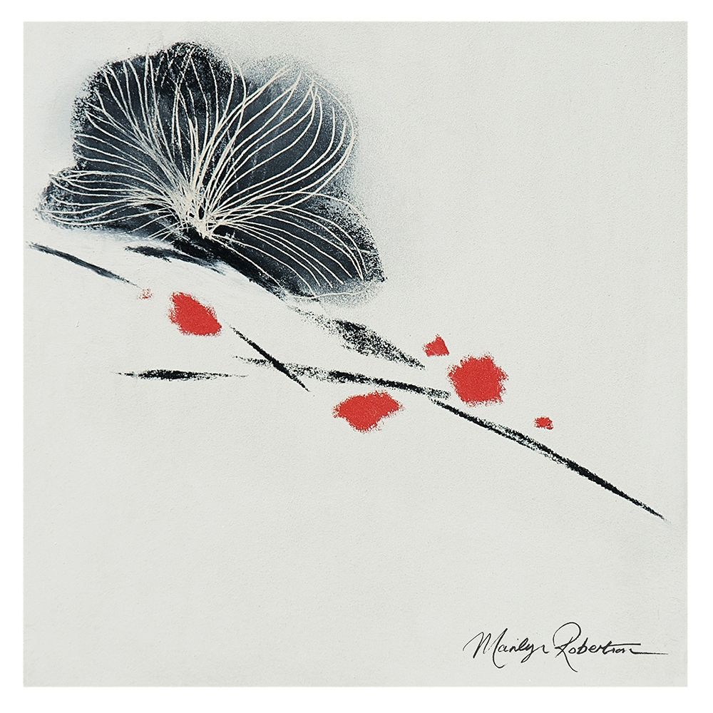 Black Orchid I art print by Marilyn Robertson for $57.95 CAD
