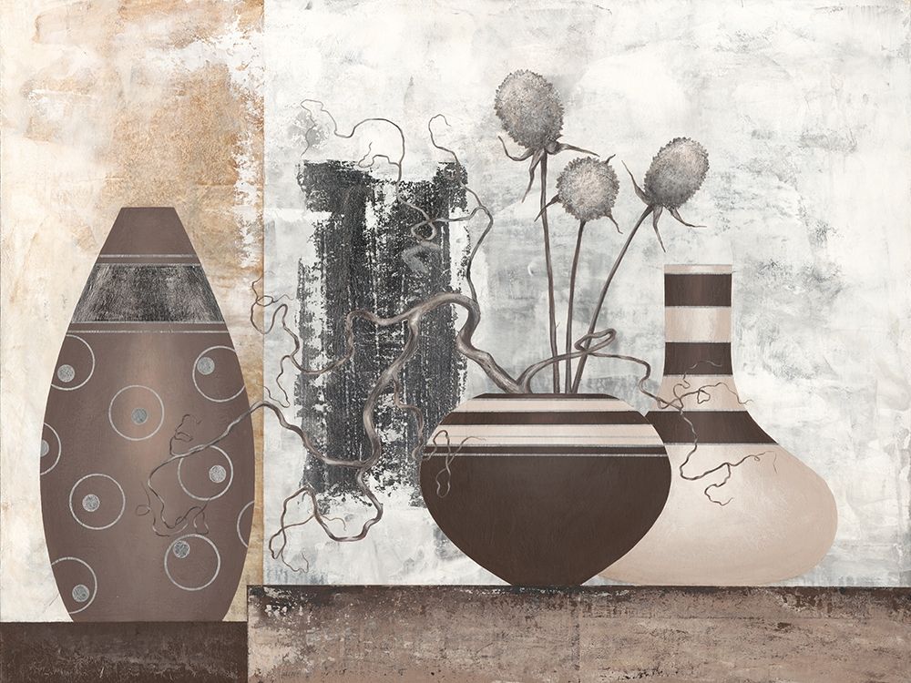 Brown And Silver art print by David Sedalia for $57.95 CAD