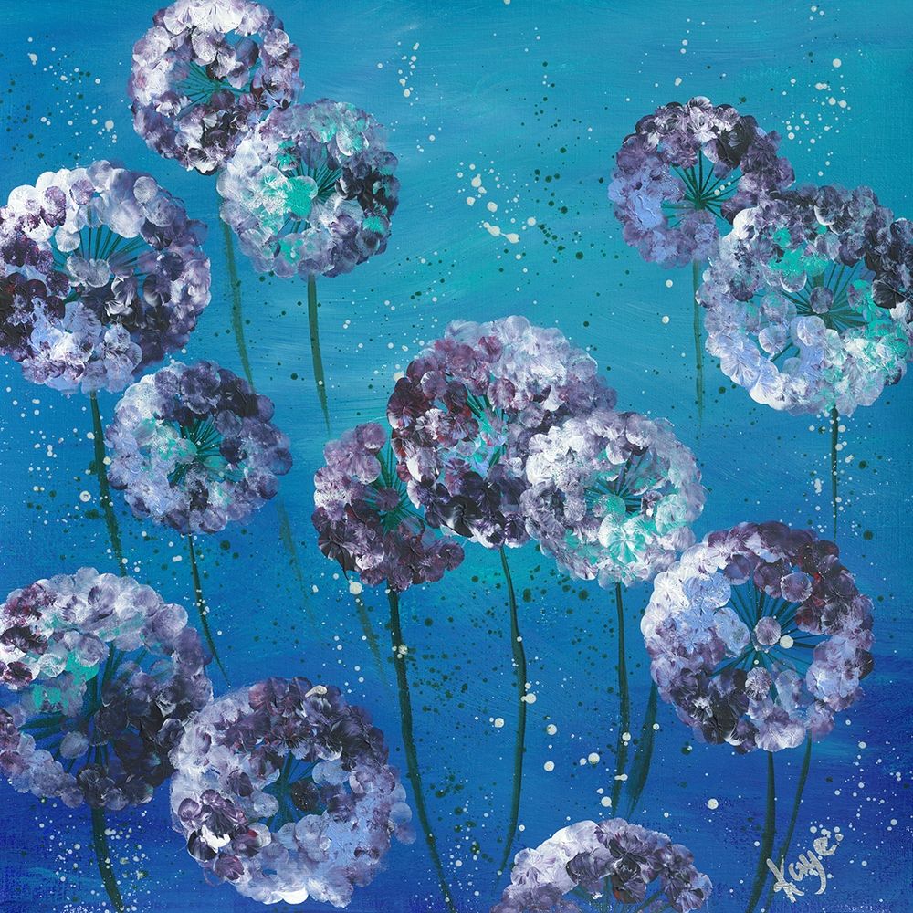 Purple And Blue art print by Kaye Lake for $57.95 CAD