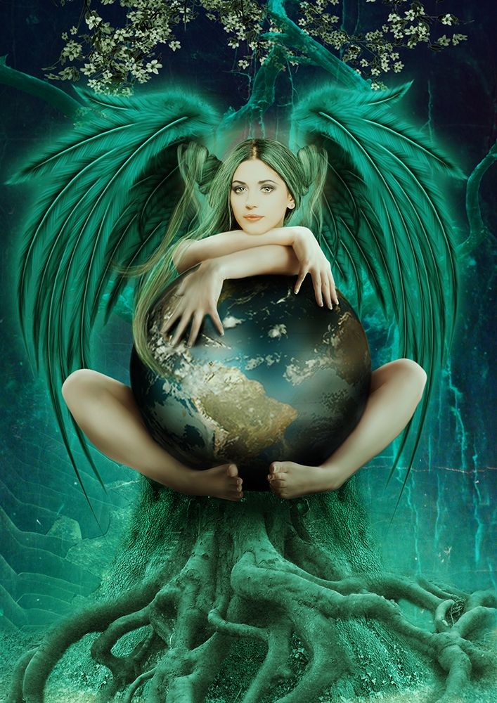 Angel Anthea art print by Babette for $57.95 CAD
