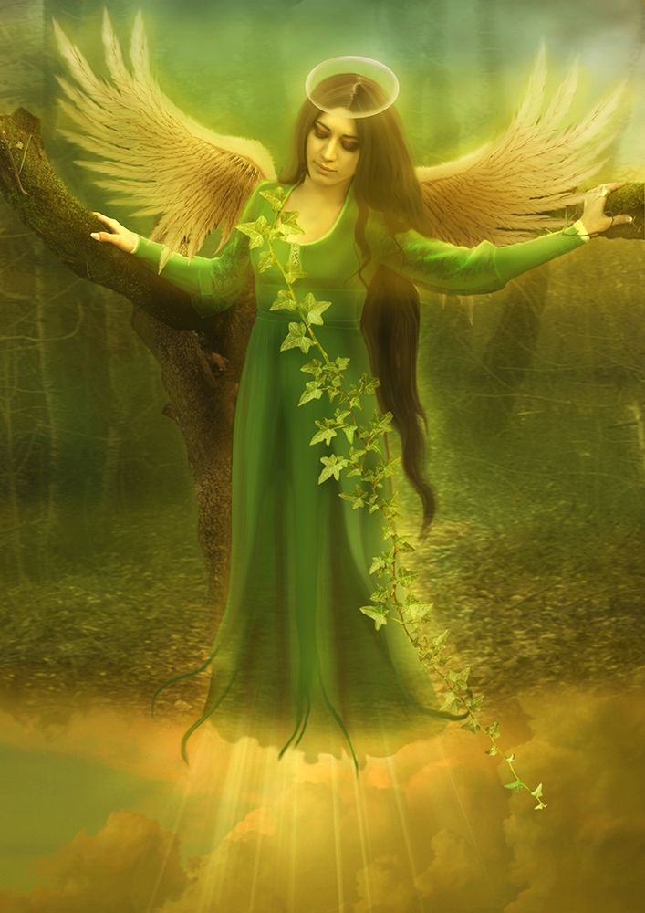 Angel Chamuel art print by Babette for $57.95 CAD
