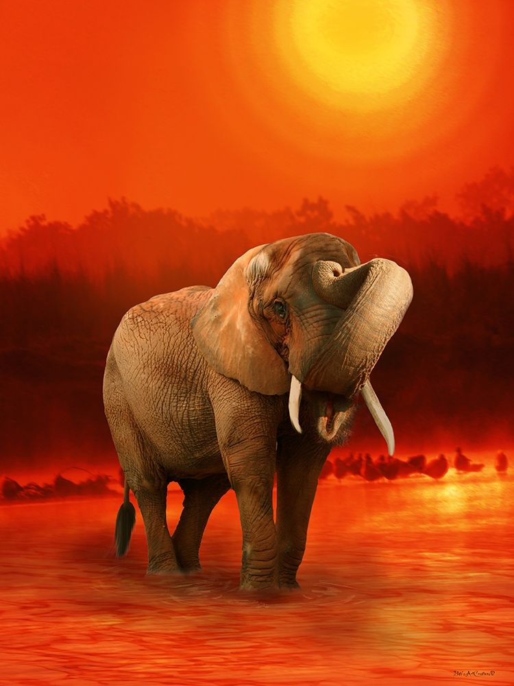 The Elephant Ricardo 6 art print by Babette for $57.95 CAD