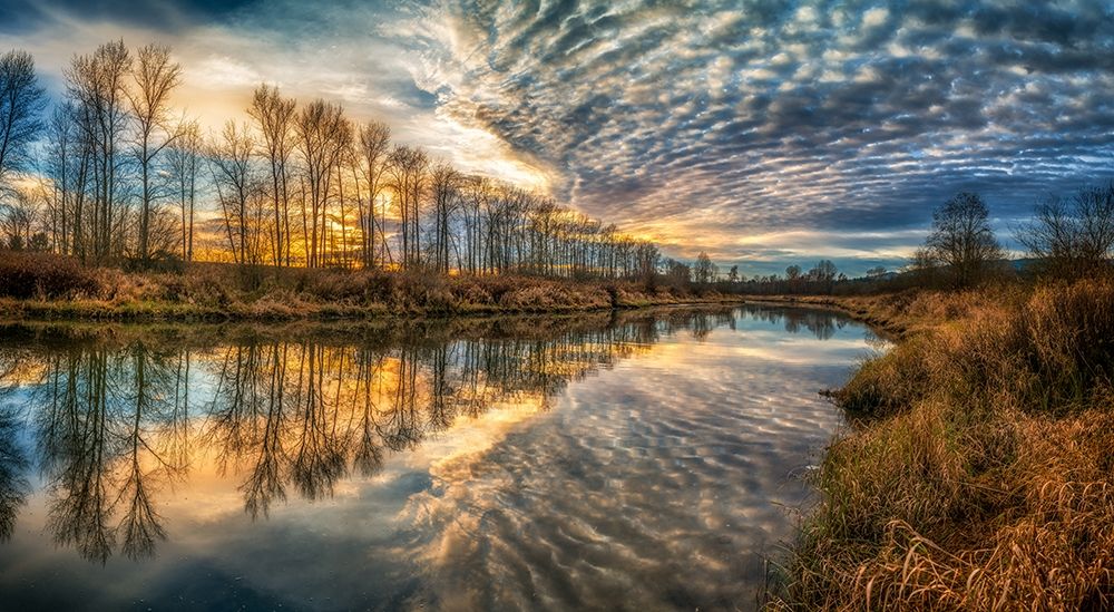 Clouds And River art print by Vladimir Kostka for $57.95 CAD