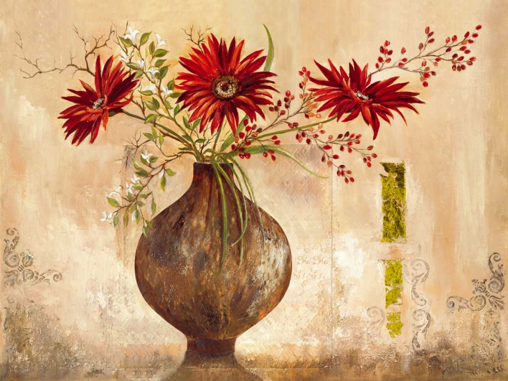Red Gerberas art print by Anna Field for $57.95 CAD