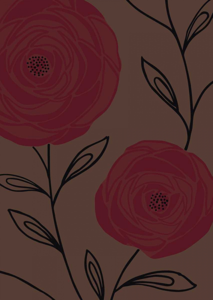 Chocolate Roses I art print by Design Show for $57.95 CAD