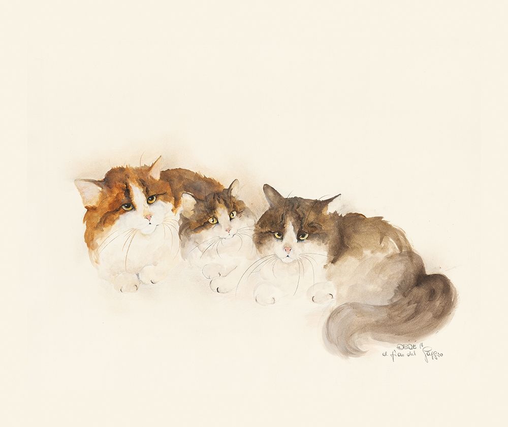 CATS OF DISTINCTION II art print by Dede Moser for $57.95 CAD