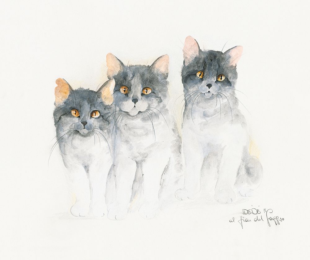 CATS OF DISTINCTION III art print by Dede Moser for $57.95 CAD