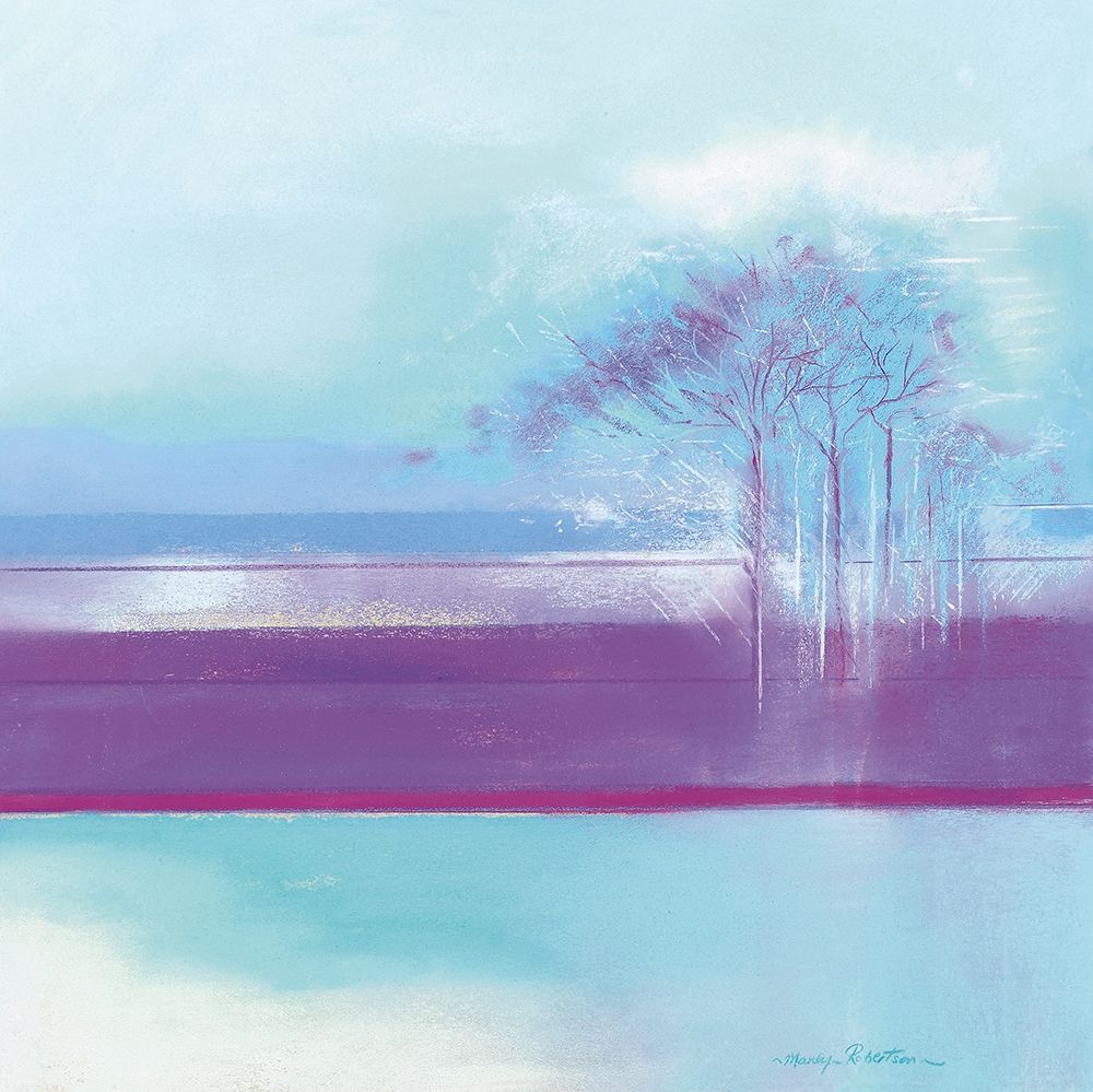TURQUOISE Landscape I art print by Marilyn Robertson for $57.95 CAD