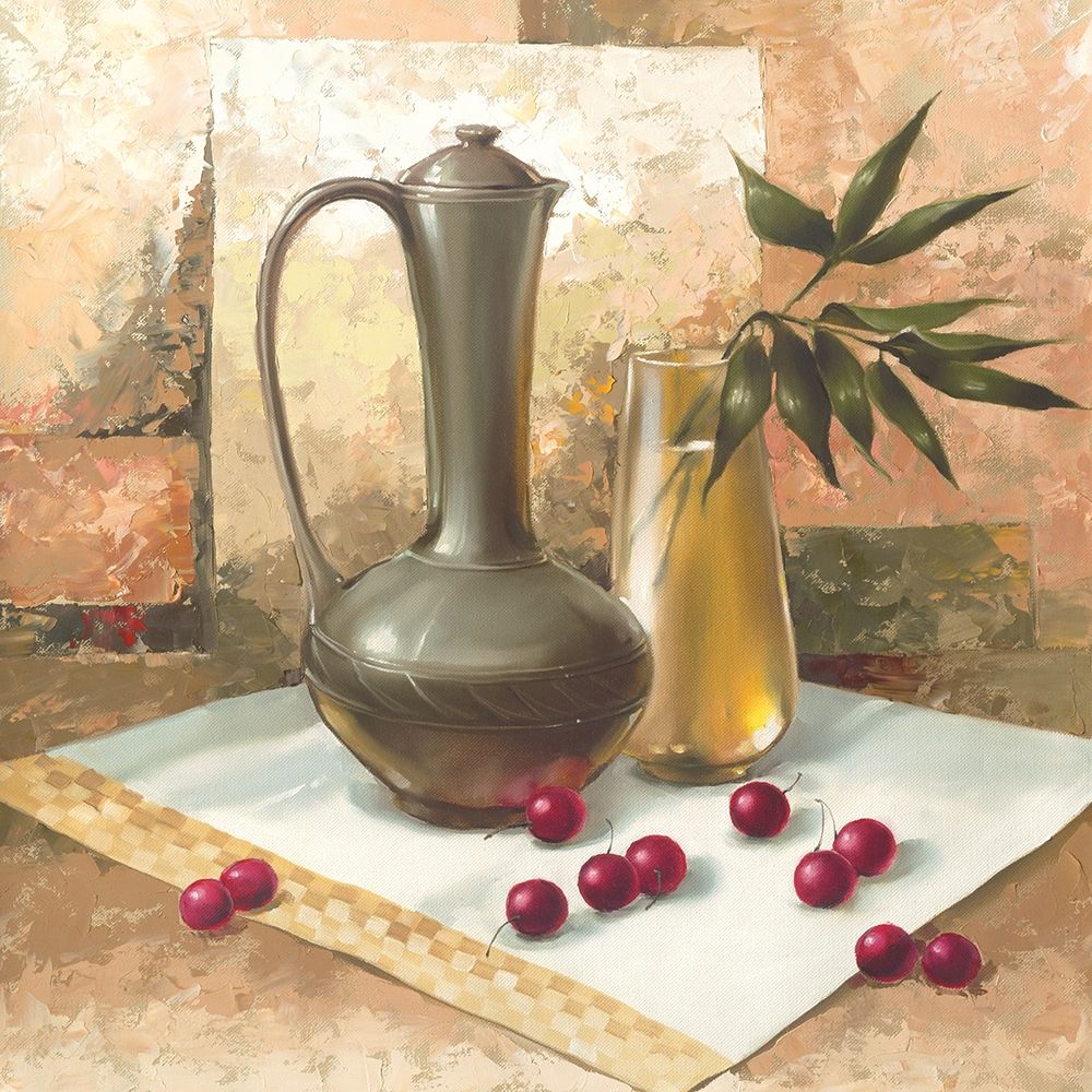 Still-Life WITH CHERRIES art print by Babichev for $57.95 CAD