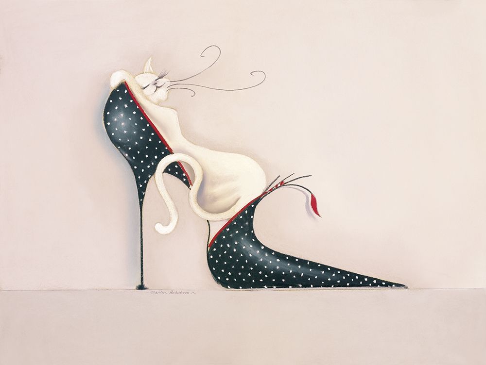 THE PURRFECT FIT I art print by Marilyn Robertson for $57.95 CAD