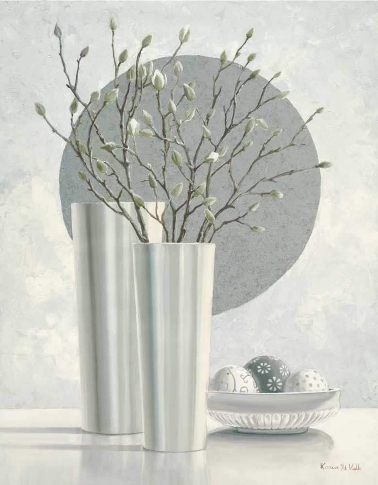 Silver Inspiration II art print by Karin van der Valk for $57.95 CAD