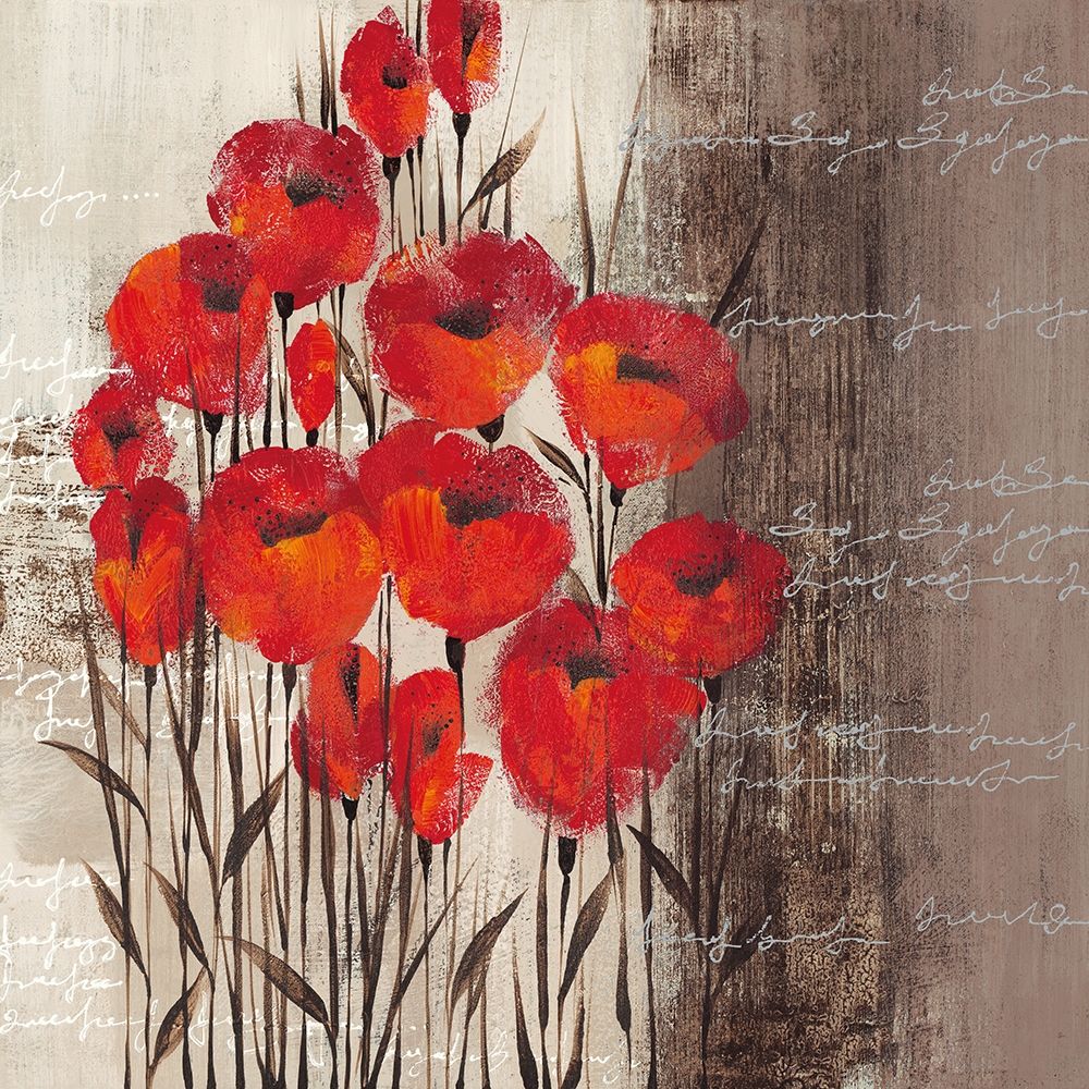 CRIMSON PLAY I art print by Christina for $57.95 CAD
