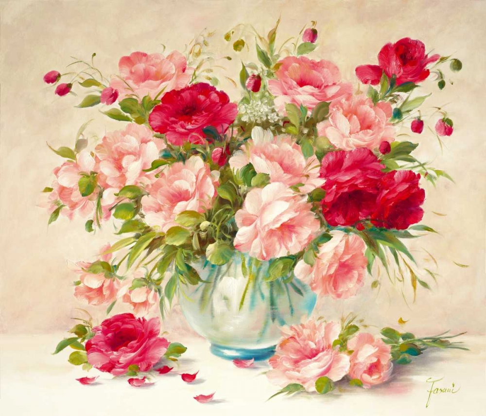 Medley With Roses art print by Fasani for $57.95 CAD