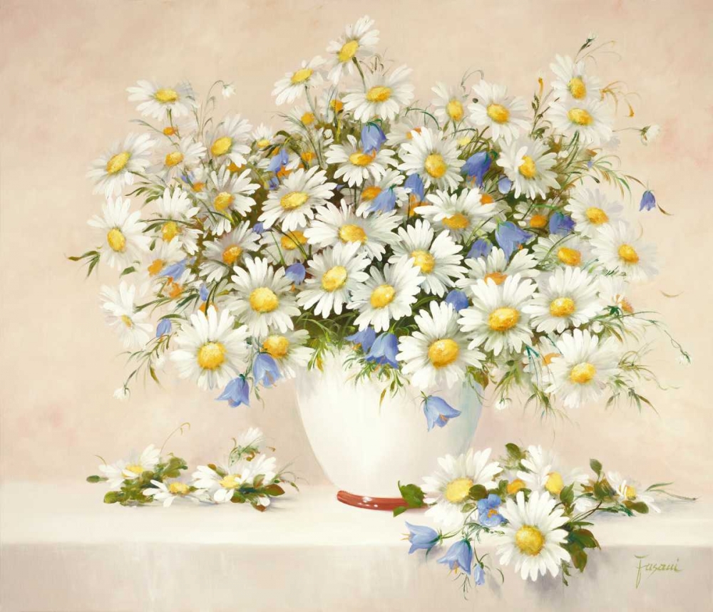 Medley With Daisies art print by Fasani for $57.95 CAD