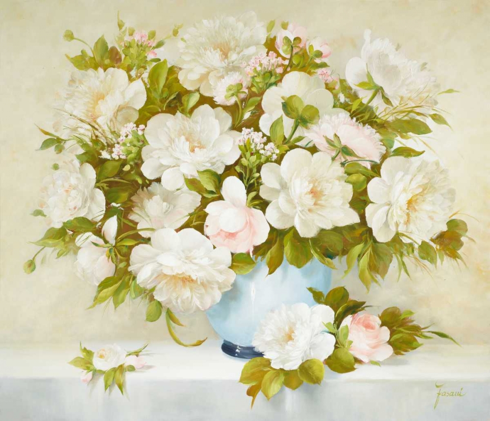 Medley In Soft Yellow art print by Fasani for $57.95 CAD