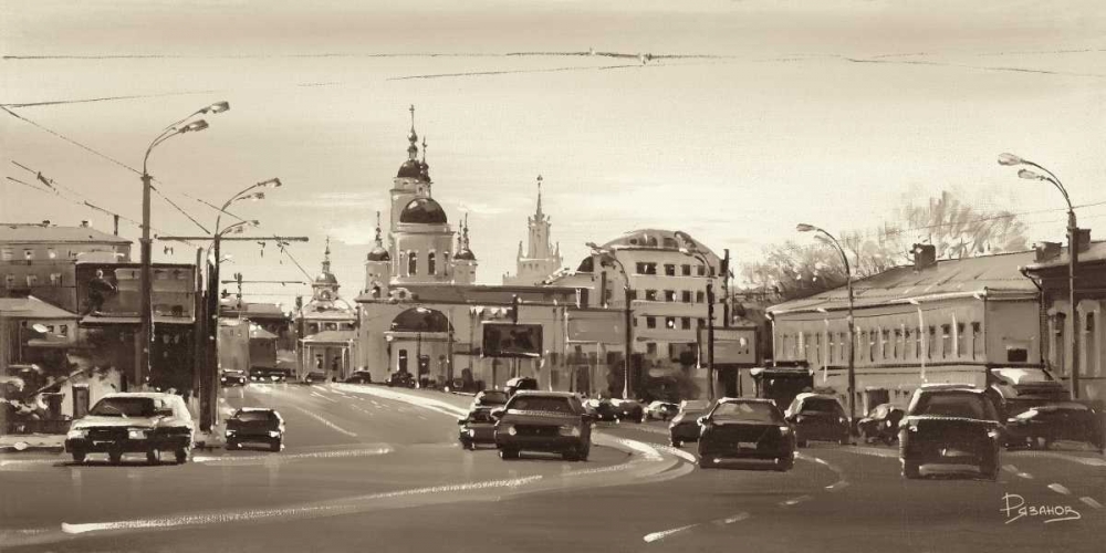 Sergy Radonezhsky Street art print by Ryazanov for $57.95 CAD