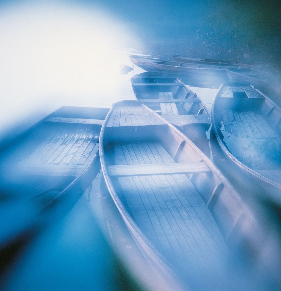 BLUE BOATS art print by Gerd Weissing for $57.95 CAD