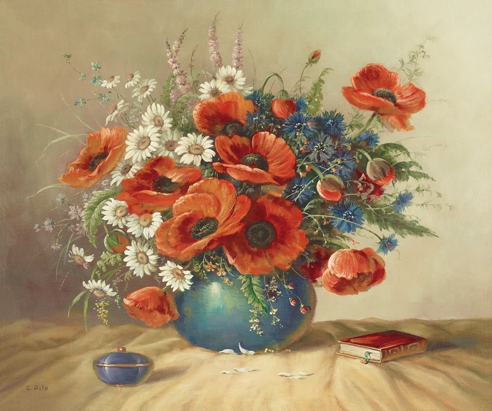 FRESH POPPIES art print by Pila for $57.95 CAD
