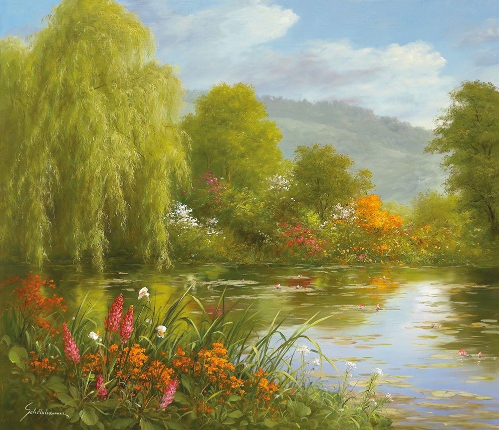 QUIET LAGOON art print by Heinz Schoelnhammer for $57.95 CAD