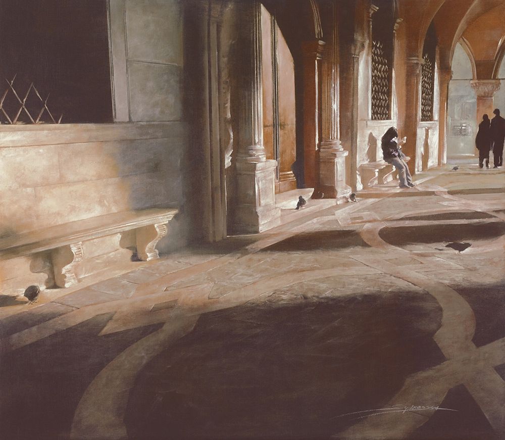 LEGGENDO TRANQUILLAMENTE art print by Antonio Sgarbossa for $57.95 CAD
