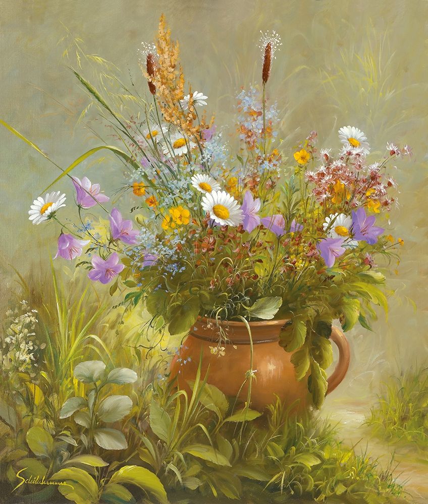 Floral BOUQUET II art print by Heinz Schoelnhammer for $57.95 CAD