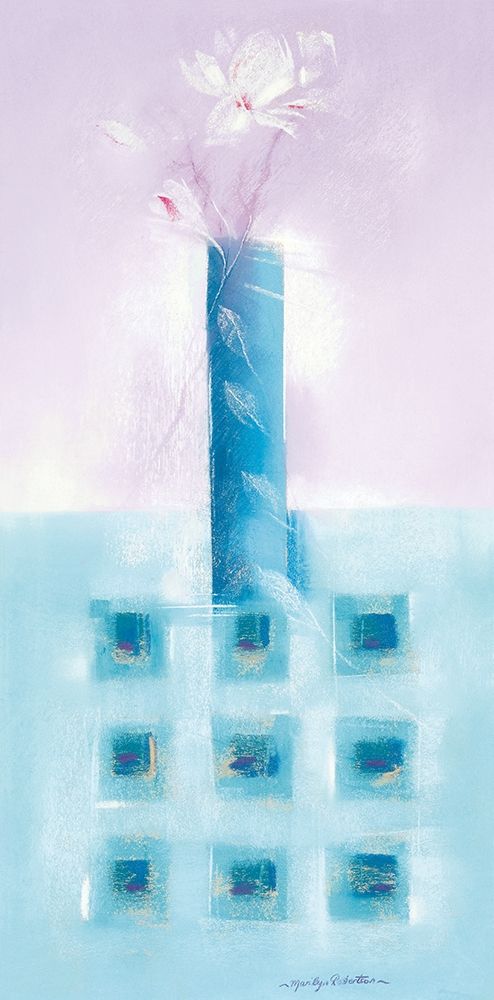 AQUA I art print by Marilyn Robertson for $57.95 CAD