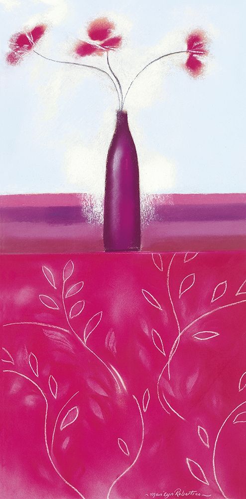 CRIMSON I art print by Marilyn Robertson for $57.95 CAD