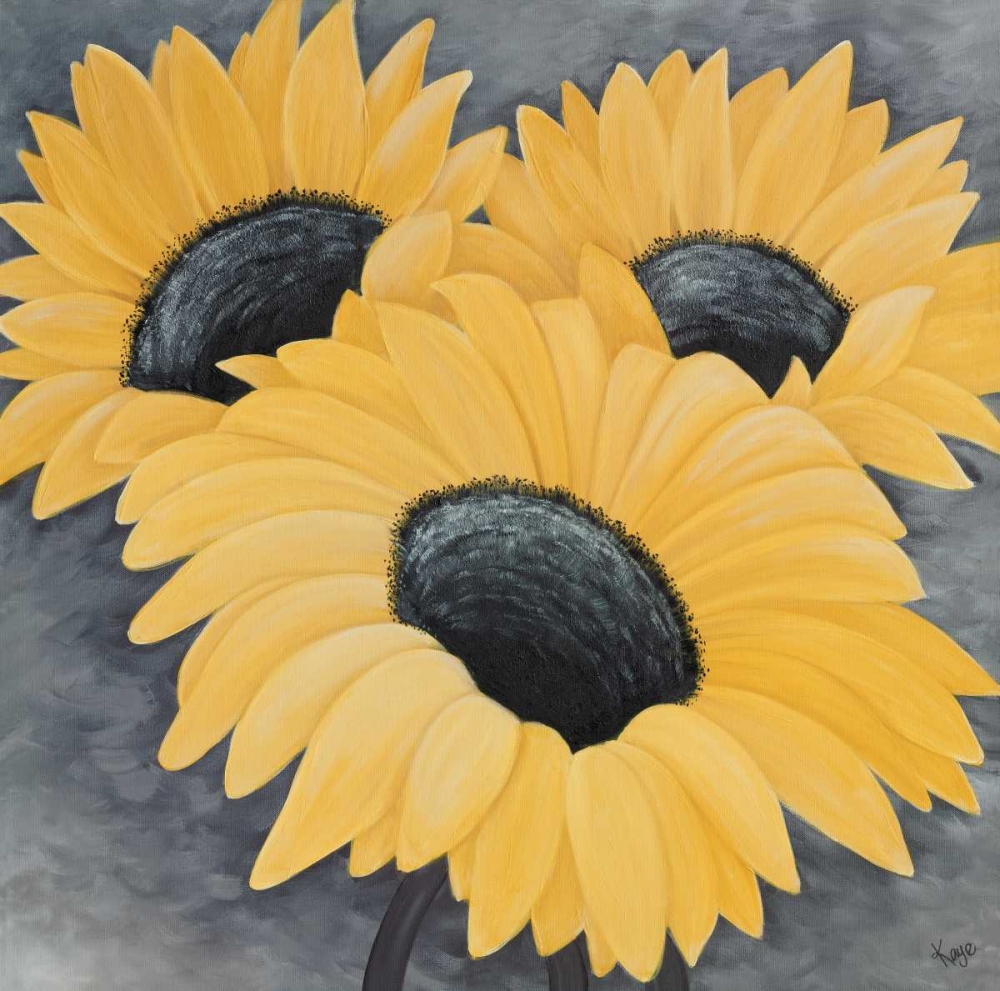 Sunflower Serenade I art print by Kaye Lake for $57.95 CAD