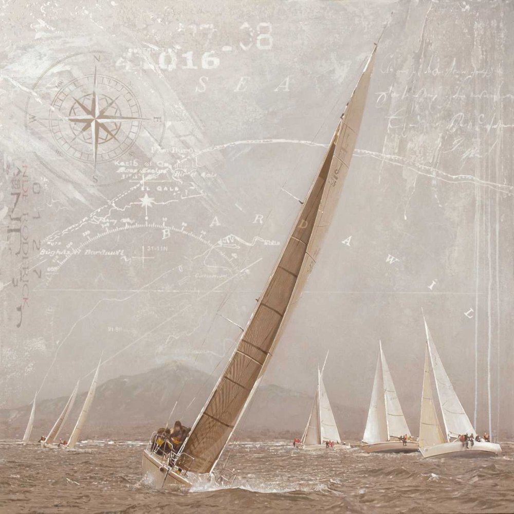 Yachting I art print by Marteen Gieben for $57.95 CAD