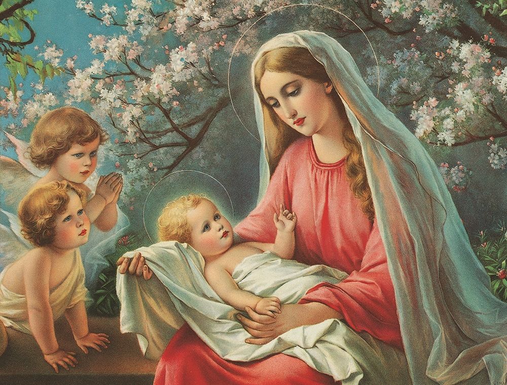 BLÜTEN-MADONNA art print by Anonymous for $57.95 CAD