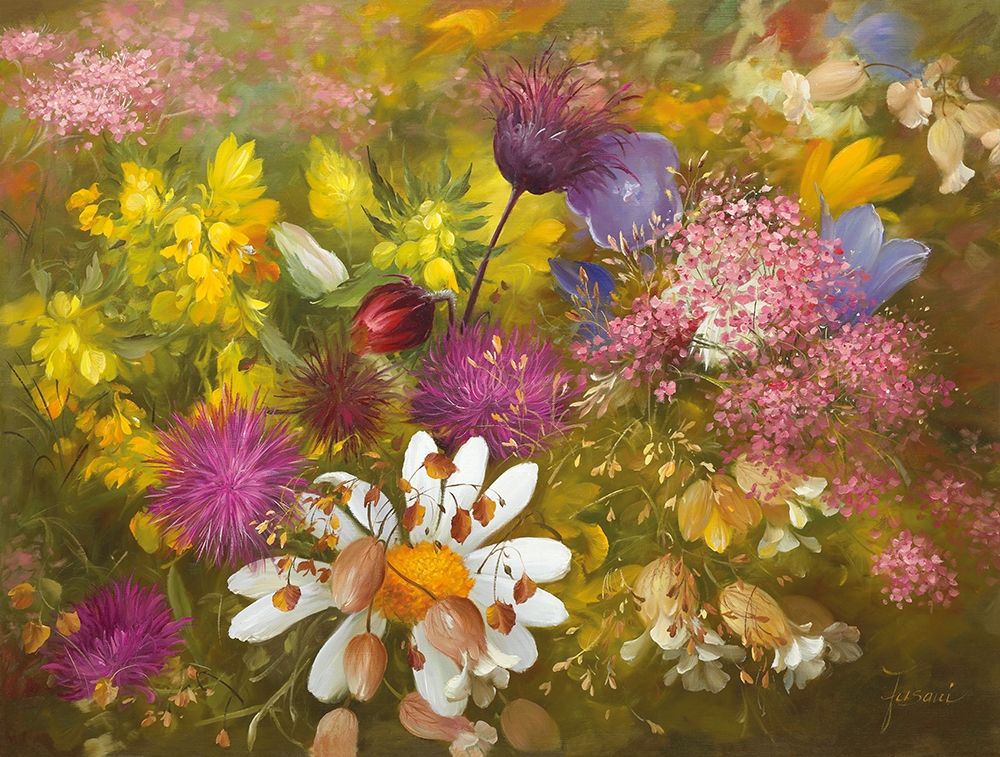 POTPOURRI OF FLOWERS II art print by Fasani for $57.95 CAD