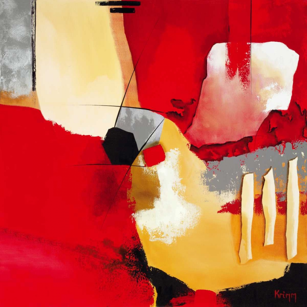 Red Composition I art print by Krimm for $57.95 CAD