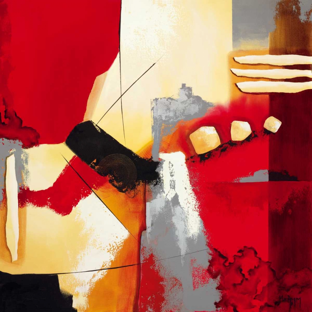 Red Composition II art print by Krimm for $57.95 CAD