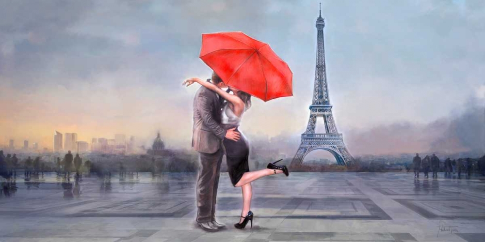 Paris Love art print by Michael Tarin for $57.95 CAD