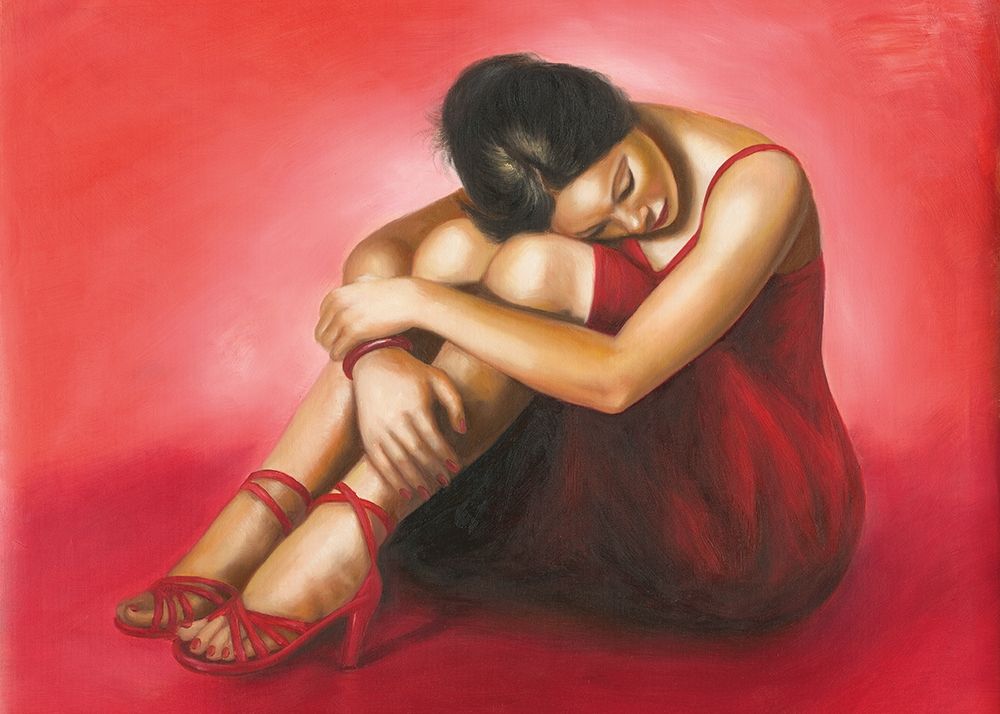 LA DONNA ROSSA art print by Sgarbossa+May for $57.95 CAD