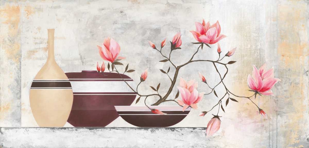 Pink Magnolias I art print by David Sedalia for $57.95 CAD