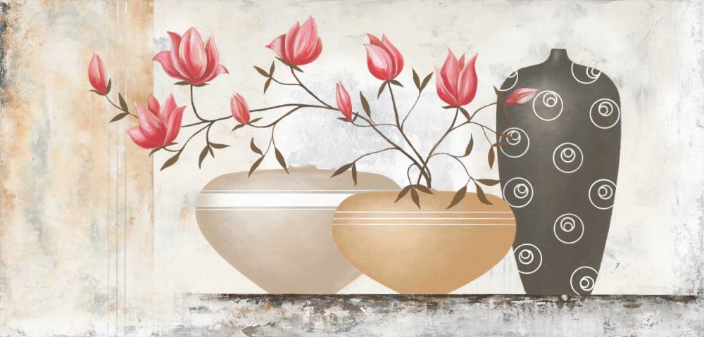 Pink Magnolias II art print by David Sedalia for $57.95 CAD