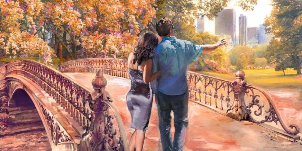 Manhattan Love art print by Michael Tarin for $57.95 CAD
